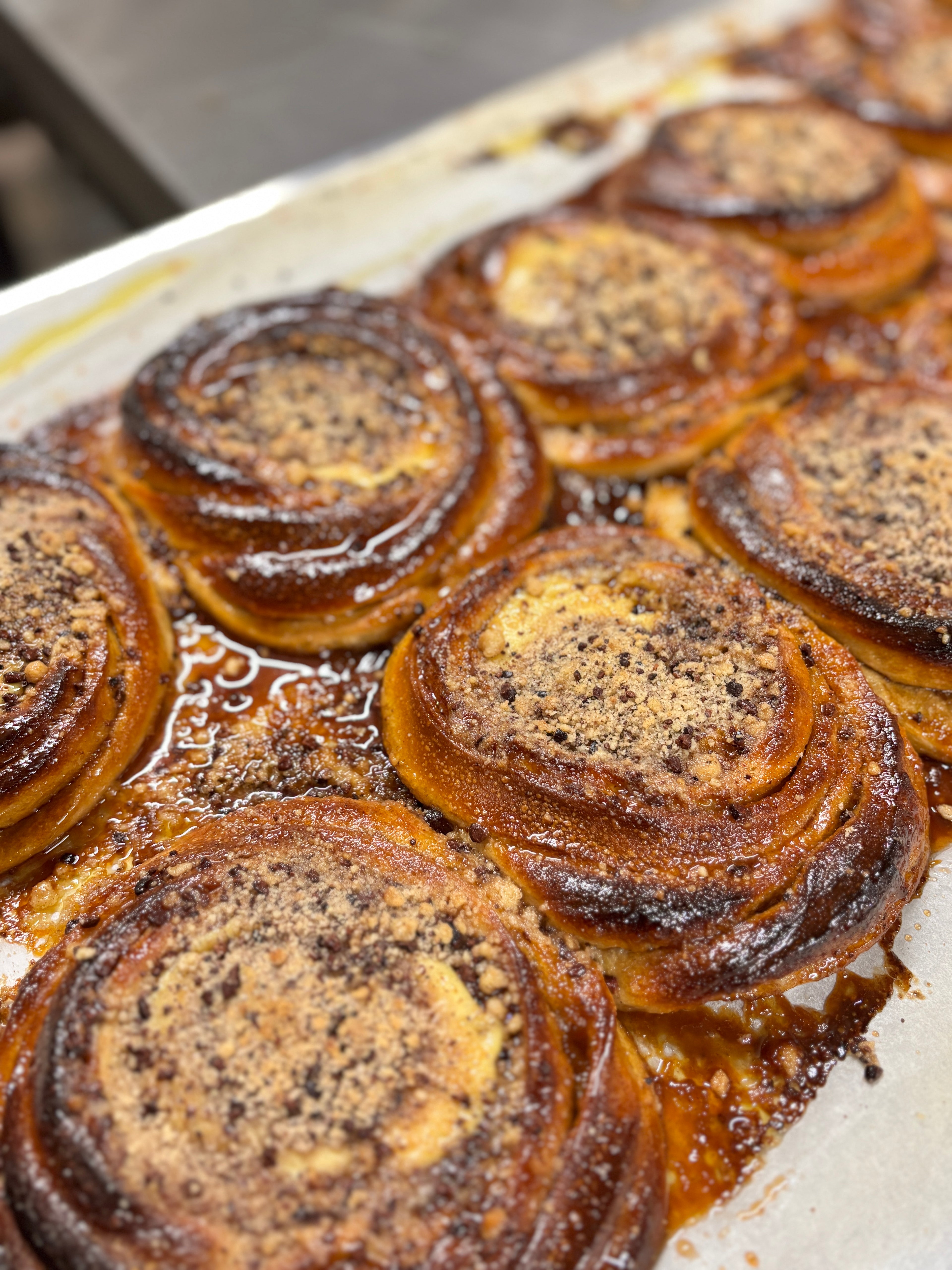 Banana & Custard bun!
