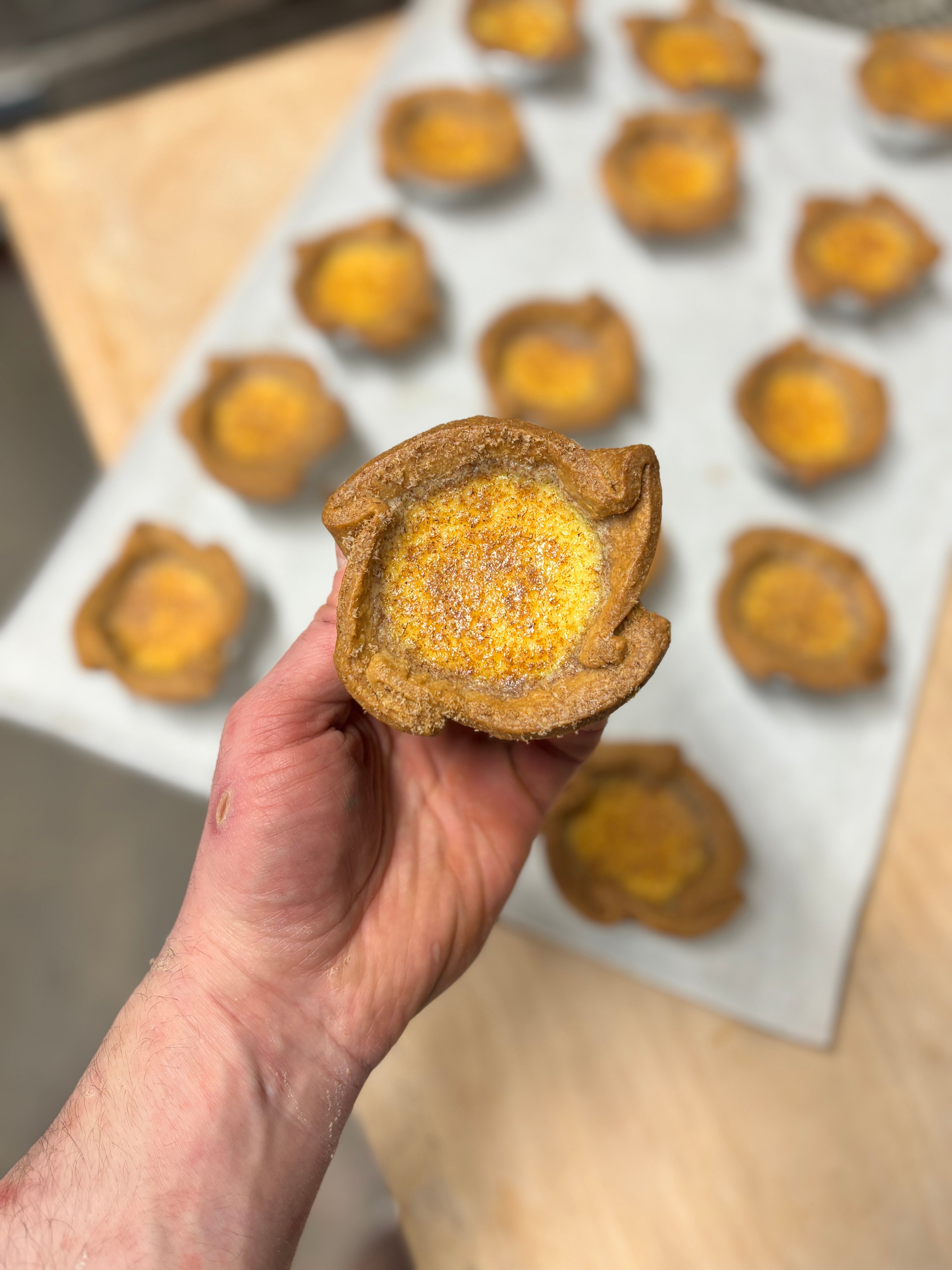 Nutmeg Custard tart