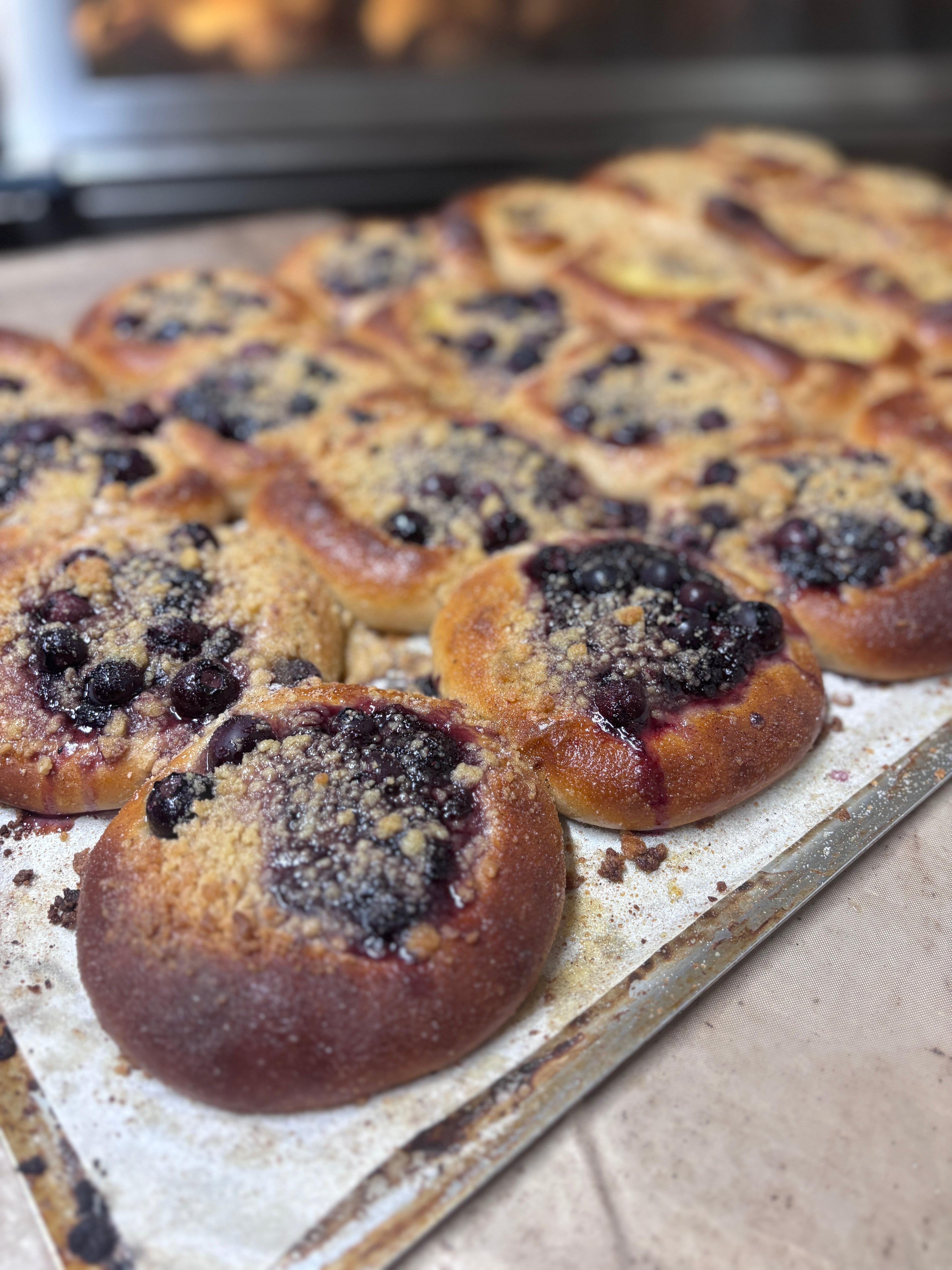Raspberry & Custard Bun THURSDAY