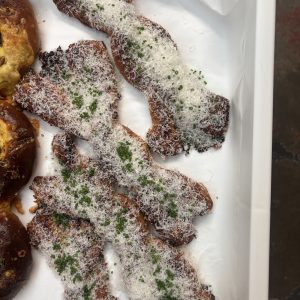 Cheese and mushroom Twist